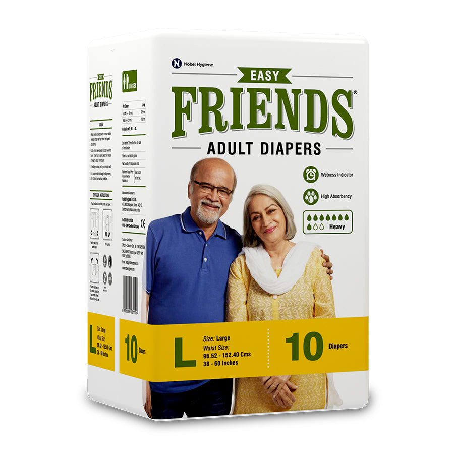 Pull Ups Friends Classic Adult Dry Pants, Size: Medium, 10 Piece at Rs  300/packet in Vadodara